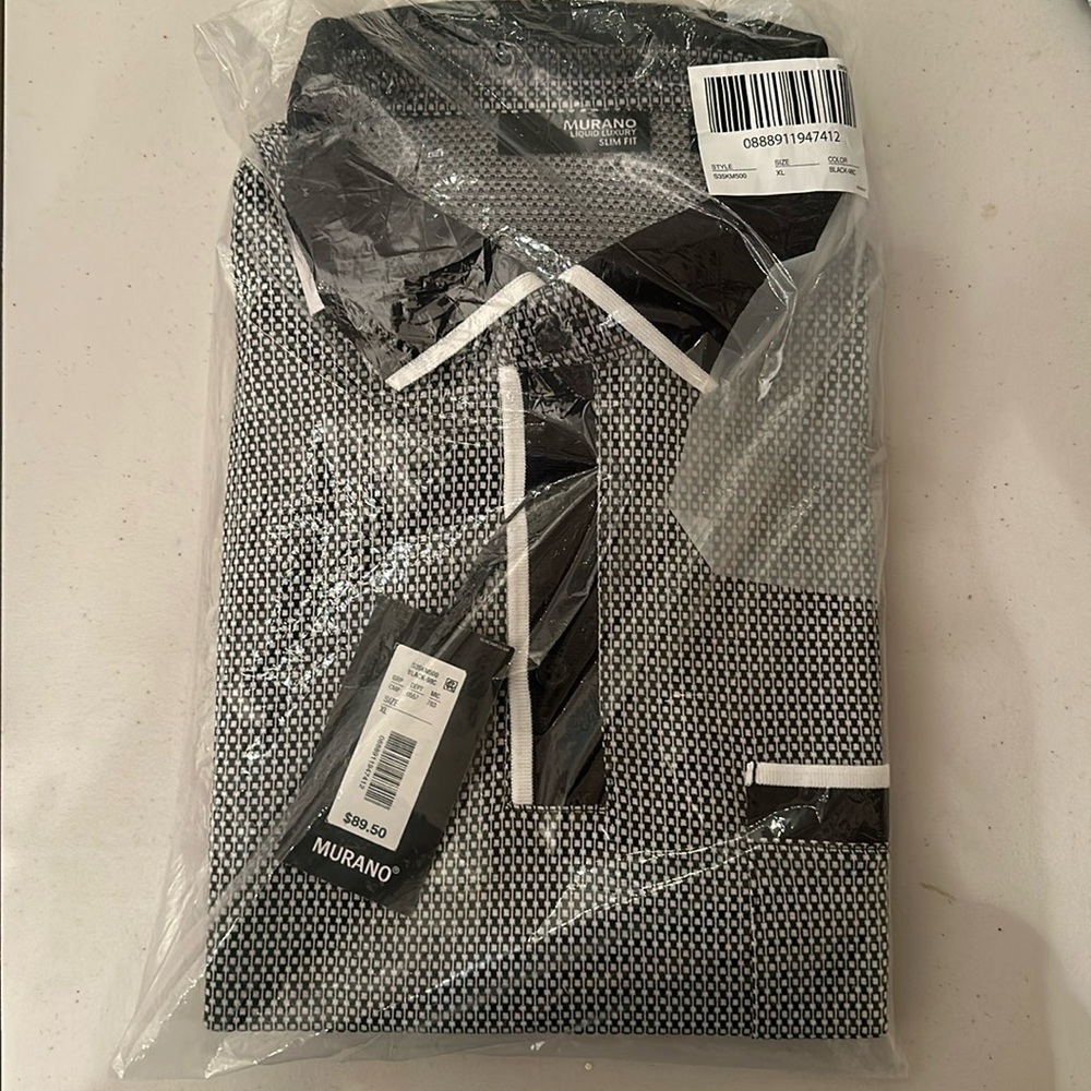 Murano liquid luxury style men’s shirt S35KM500